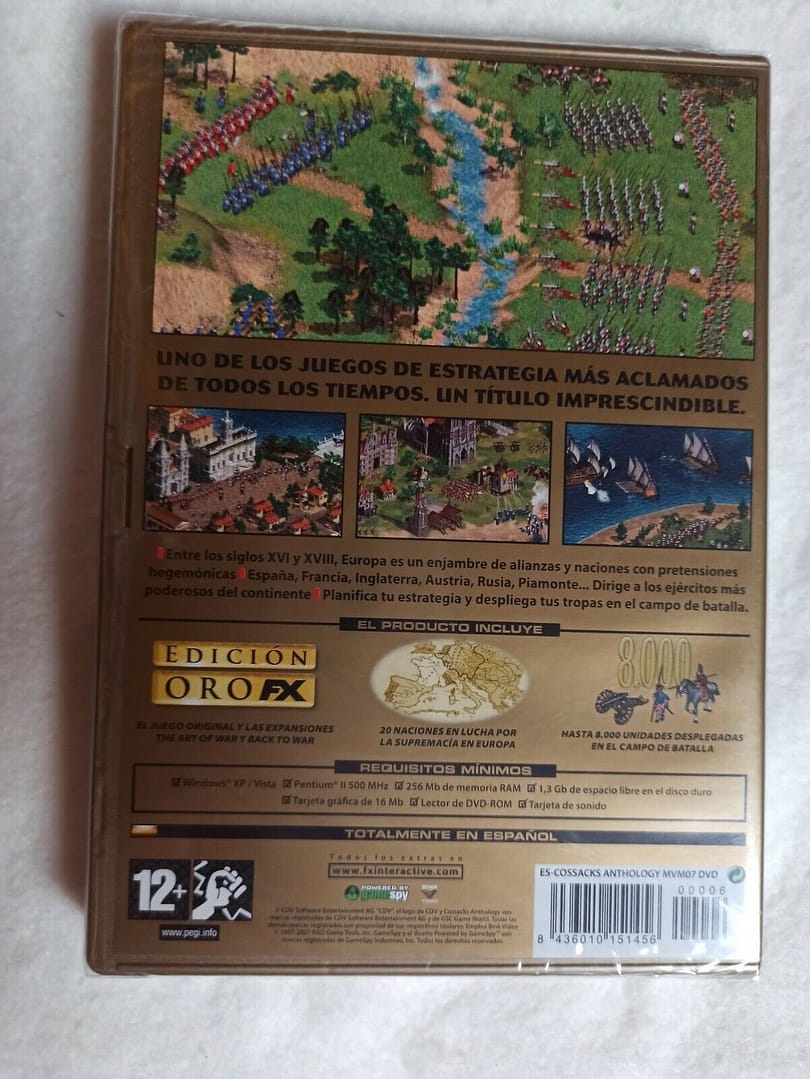 Cossacks Anthology PC SOLO WIN XP Y VISTA Nuevo precintado (140)(146)(147) - Imagen 3