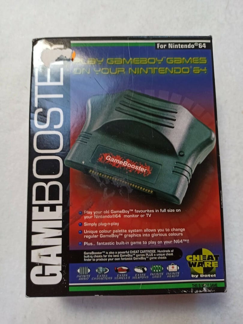GAMEBOOSTER ADAPTADOR DE NINTENDO 64 NUEVOA ESTRENAR (150)