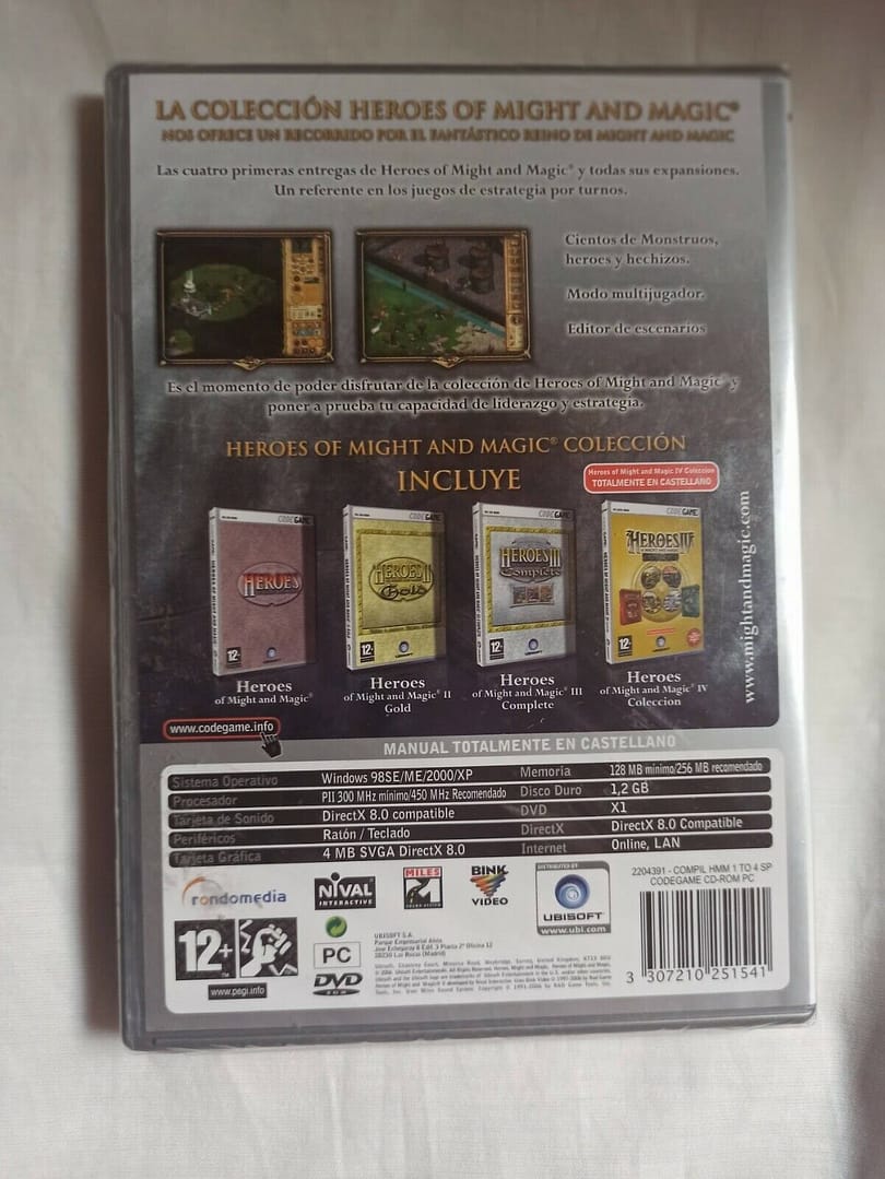 HEROES OF MIGHT MAGIC COLECCION PC WIN 98 / 2000 Y XP  Nuevo  precintado  (142) - Imagen 3