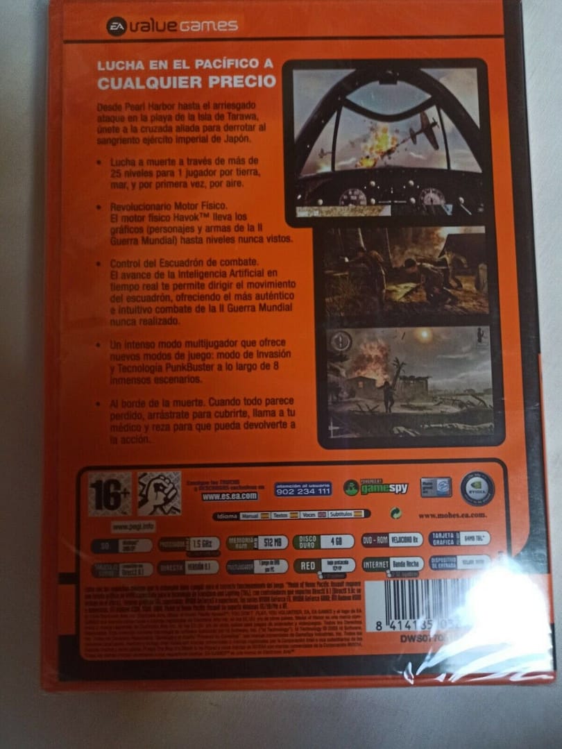 Medal of Honor Pacific Assault PC  nuevo precintado (147) - Imagen 3