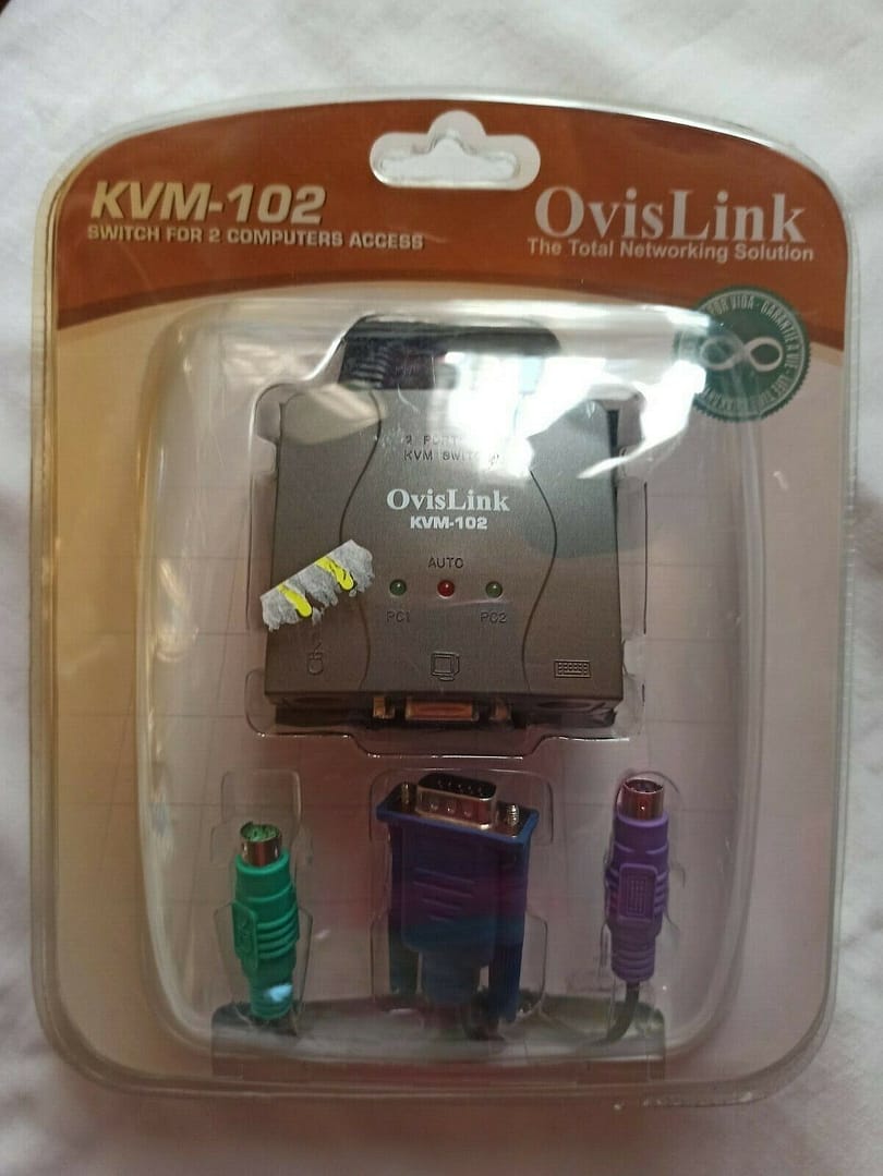 OVISLINK KVM-102 PERIFERICO DE ENTRADA  NUEVO EN BLISTER( 154)