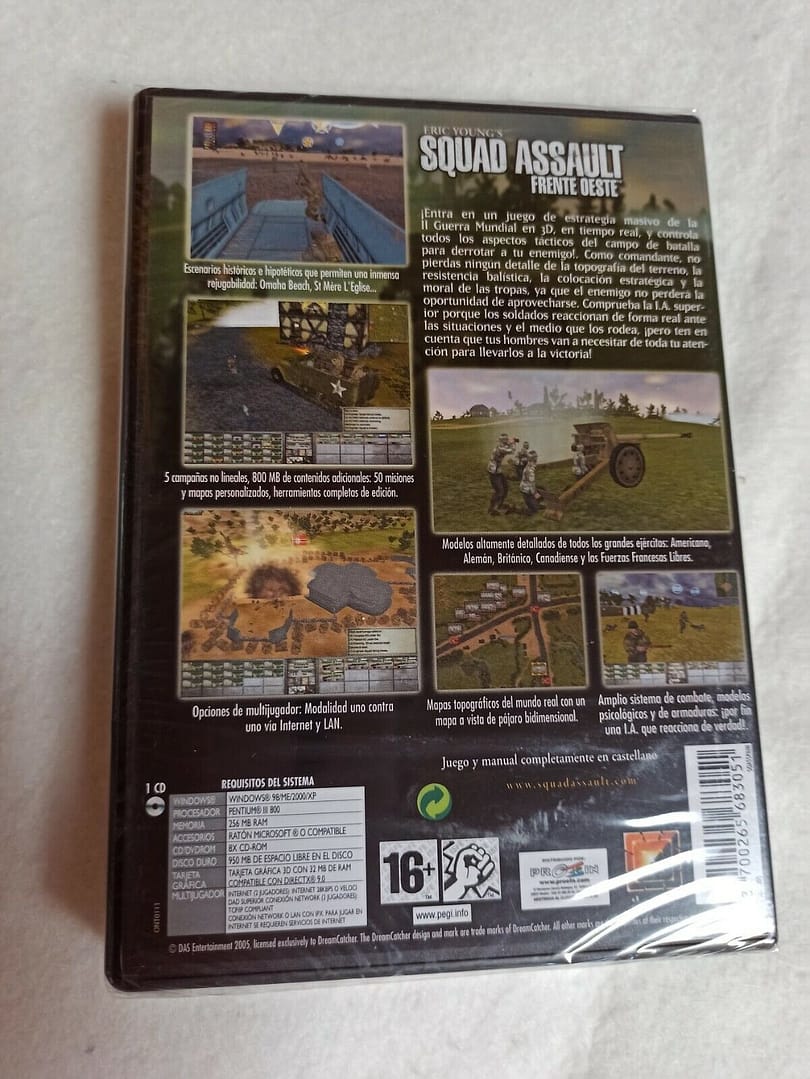 Squad Assault Frente Oeste PC SOLO WIN 98 XP Y 2000 Nuevo precintado (140) - Imagen 3