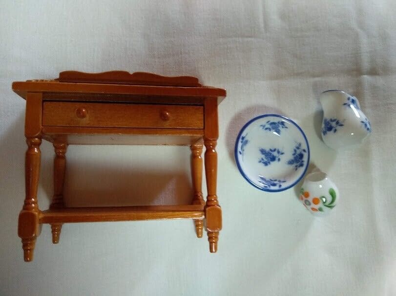 Casas de muñecas aparador madera con elementos loza Nuevo (96) - Imagen 3