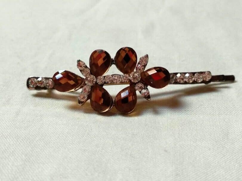 Pasador horquilla pelo color plateado mujer  Nuevo - Imagen 4