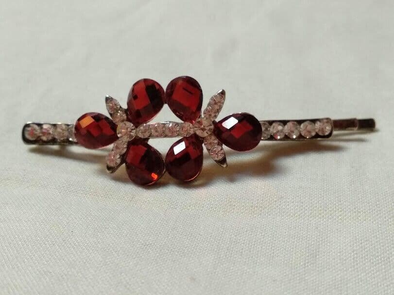 Pasador horquilla pelo color plateado mujer  Nuevo - Imagen 5