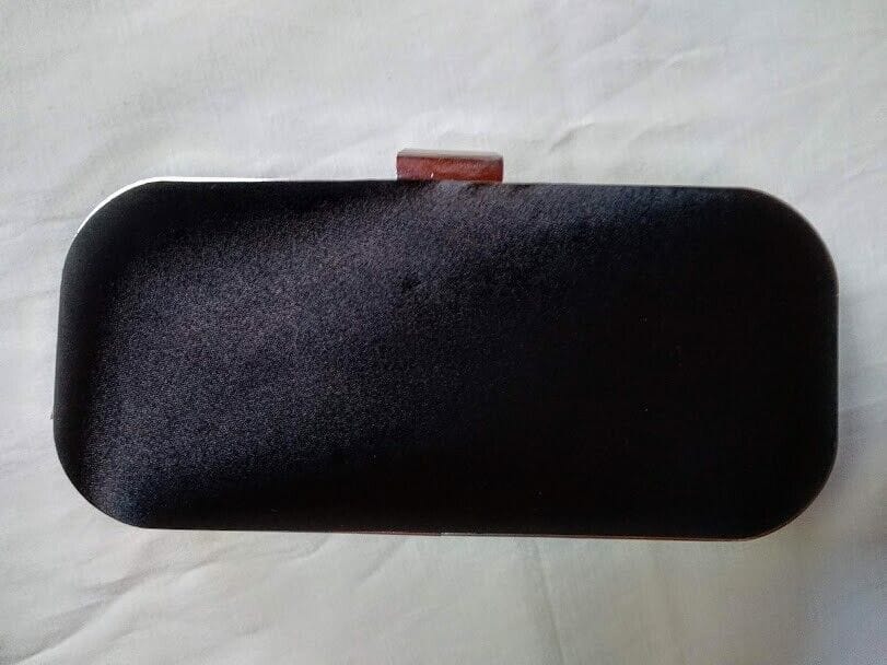 Bolso fiesta,clutch,cartera de mano mujer con cadena con flores Nuevo - Imagen 3