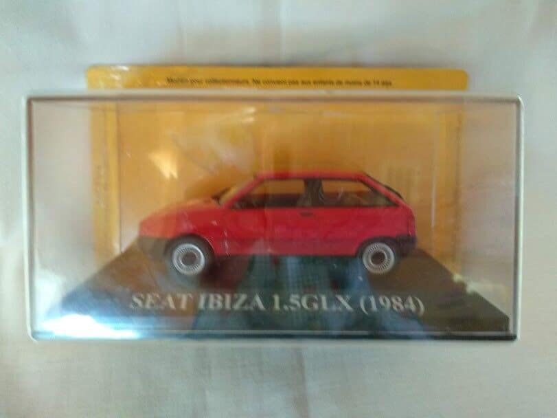 Seat Ibiza 1.5 GLX  (1984) Red-Rojo escala 1/43 Nuevo con caja