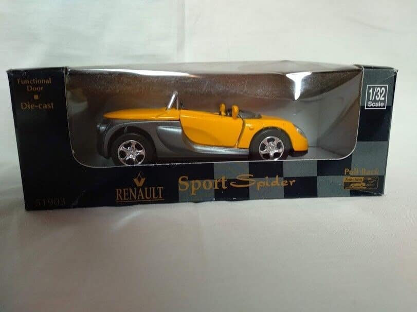 Renault Sport Spider 1/32 Amarillo City Cruiser Collection Nuevo con caja