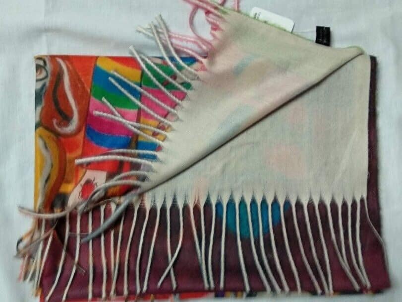 Pasmina Cashmere estampado chicas Nuevo con etiquetas (105) - Imagen 6