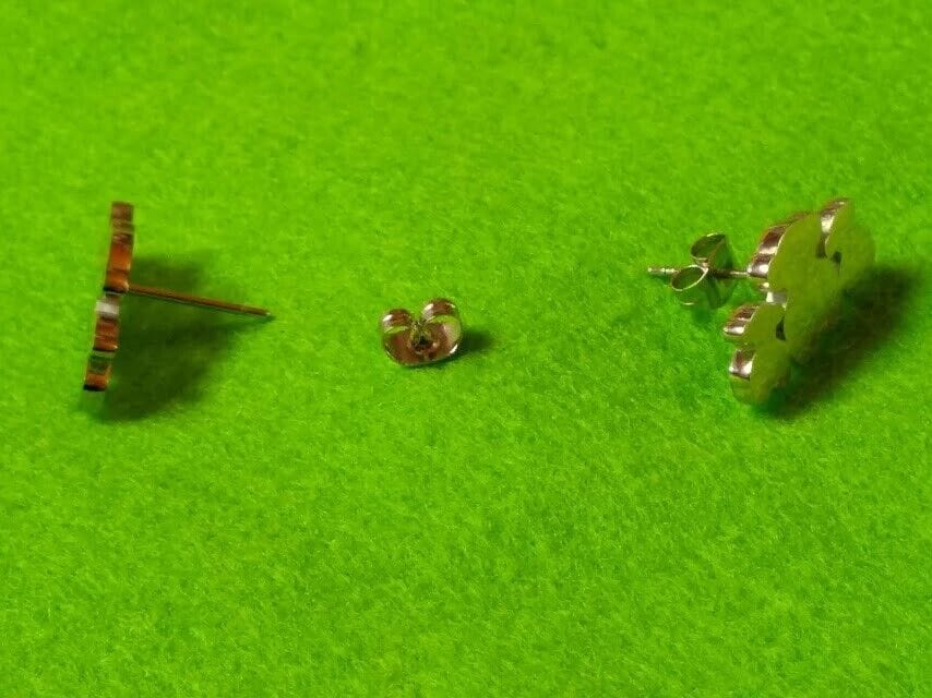 Pendientes acero mujer colección primavera tres ositos con presión - Imagen 3