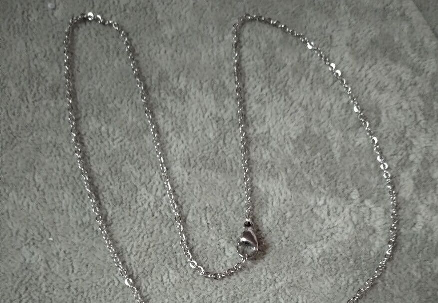 Collar gargantilla y pendientes acero con colgante corazon Nuevos (106) - Imagen 4