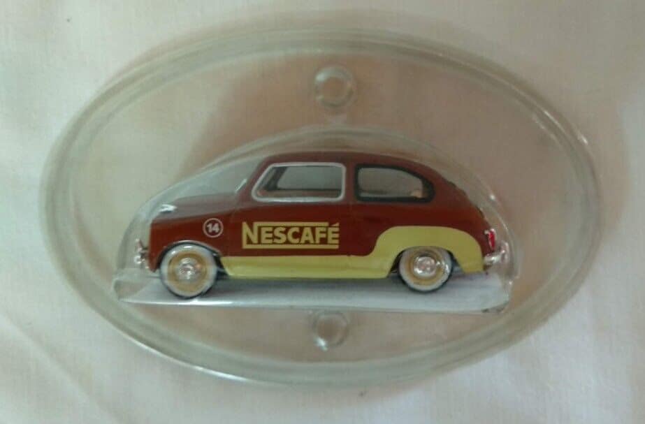 SEAT FIAT 600 D EMPRESA NESCAFE   Esc 1/43  Nuevo con BLISTER
